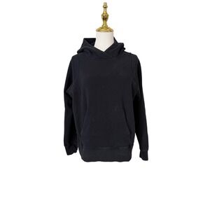 Lululemon Womens Black Pullover Hoodie Casual‎ Comfy Loungewear Everyday